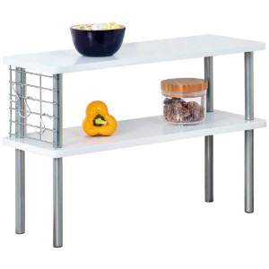Mensola per la cucina a 2 livelli, 55 × 20 × 38 cm, MDF - Kesper