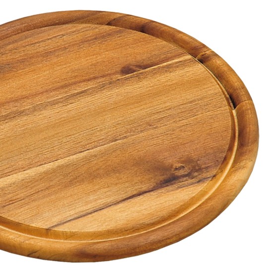 Serveringsfat, akasietre, 25 cm, 1,5 cm tykk - Kesper