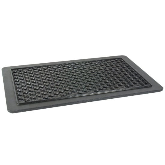 Vendbar grillkogeplade, aluminium, 53x 33 GN 1/1 - AMT Gastroguss