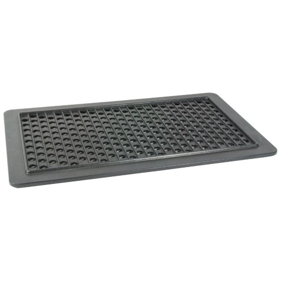 Vendbar grillkogeplade, aluminium, 53x 33 GN 1/1 - AMT Gastroguss