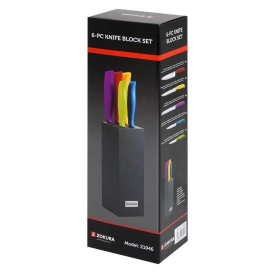 Set 5 coltelli con supporto - Zokura