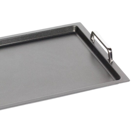 Bandeja para bistec, de aluminio, con asas, 53 × 33 cm GN 1/1 – AMT Gastroguss