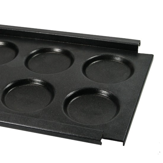 Teglia per cuocere hamburger, alluminio, 53 x 33 cm, GN 1/1 - AMT Gastroguss