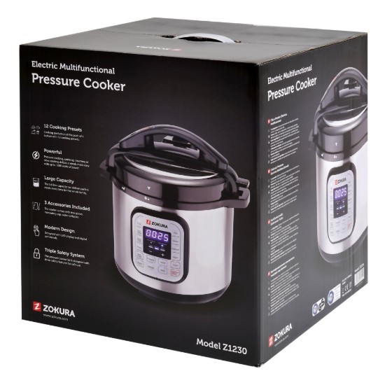 Multifunctionele elektrische snelkookpan, 5,6 L, 1000 W - Zokura