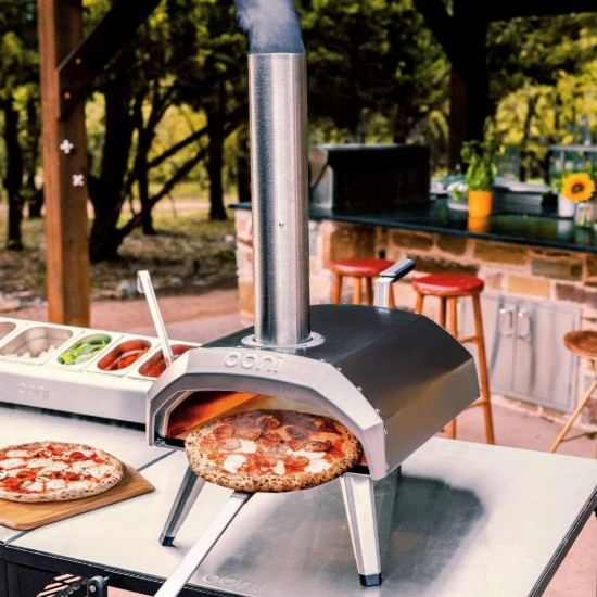 Ronde pizzaschep, aluminium, 17 cm - Ooni