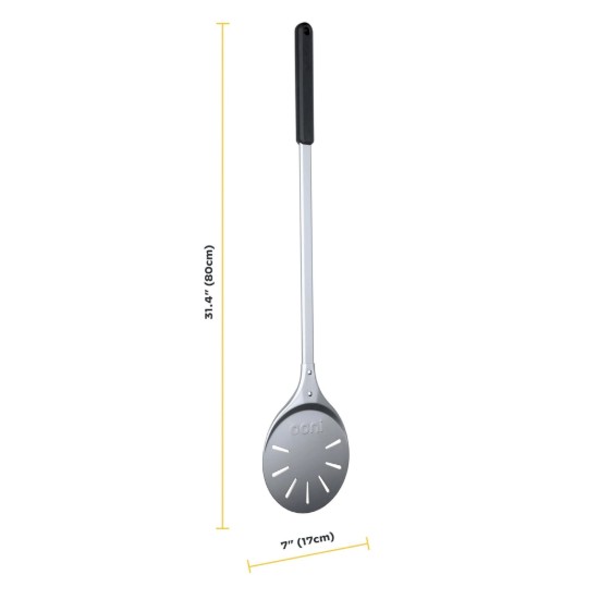 Ronde pizzaschep, aluminium, 17 cm - Ooni