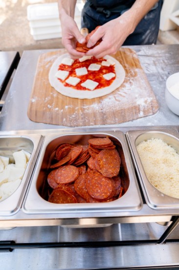 Estación de ingredientes para pizza, 77,6 × 24 × 16 cm - Ooni