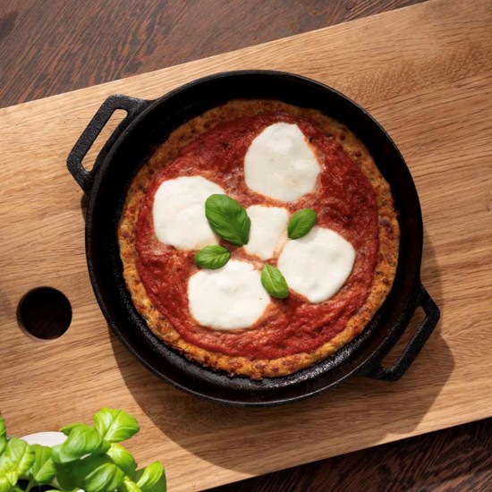 Cast iron frying pan, with removable handle, 25 cm, "SKILLET" model - Ooni