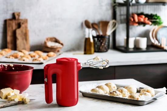 Batteur à main sans fil, 7 vitesses, Empire Red - KitchenAid