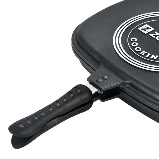 Non-stick dubbel stekpanna, aluminium, 32 cm - Zokura