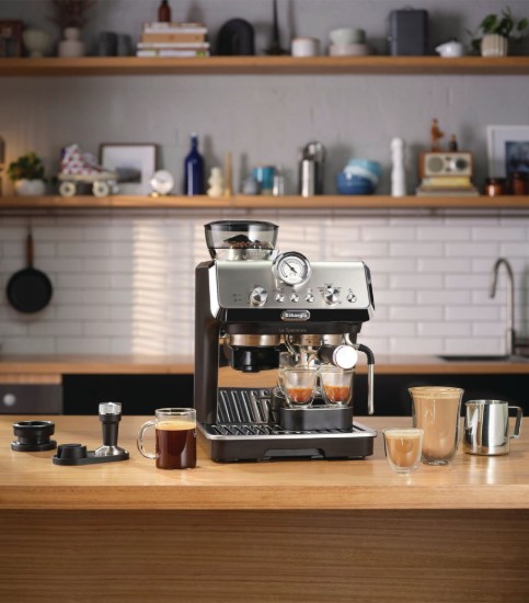 Handmatige espressomachine, 1400W, "La Specialista Arte", Zilver - DeLonghi