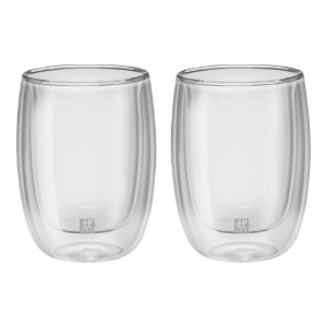 2-delige koffieglazenset, dubbelwandig, borosilicaatglas, 200 ml, "Sorrento" - Zwilling