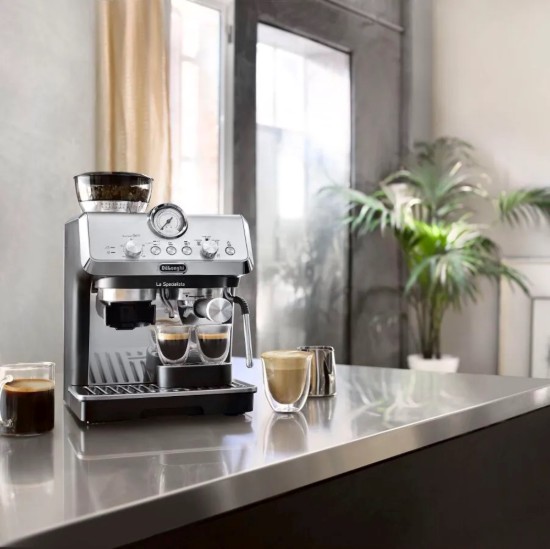Handmatige espressomachine, 1400W, "La Specialista Arte", Zilver - DeLonghi