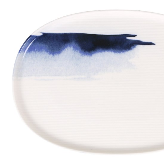 Plateau ovale, porcelaine, 34 × 23,5 cm, "Marmara" – Bonna