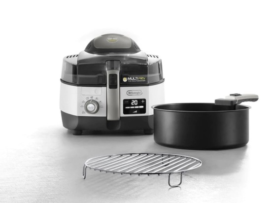 Heteluchtfriteuse en Multicooker, 1,7kg, 1400W, "MultiFry" - DeLonghi