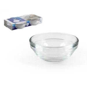 Set of 4 bowls, made from glass, 7.5 cm / 70ml, "Lys" range - Duralex