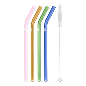 Set 4 pezzi in paglia colorata, vetro borosilicato, 23 cm, "Sorrento" - Zwilling