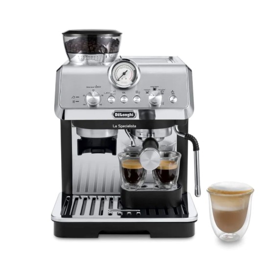 Handmatige espressomachine, 1400W, "La Specialista Arte", Zilver - DeLonghi