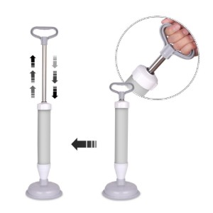 "Super Net" pneumatic pump for unclogging
