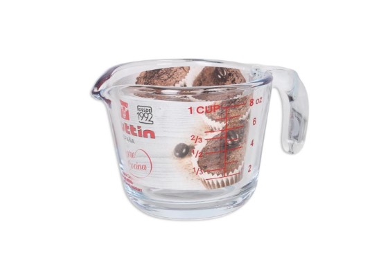 Dereceli cam kupa, 250ml - Quttin marka