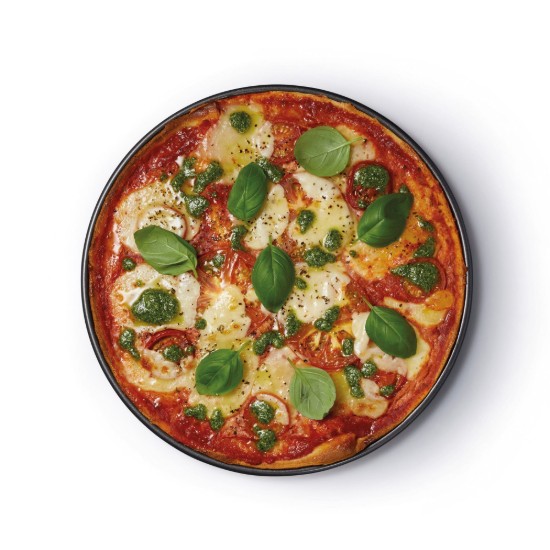 Pizzaplaat, geperforeerd, 33 cm, staal - van Kitchen Craft