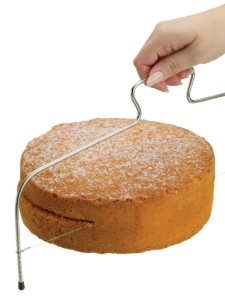 Gebruiksvoorwerp voor het snijden van cake, 40 cm, gemaakt van koolstofstaal - door Kitchen Craft