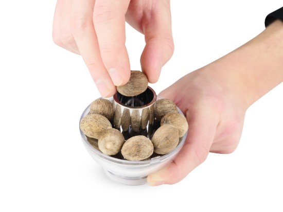 Nutmeg grinder, 11 cm, transparent - Peugeot