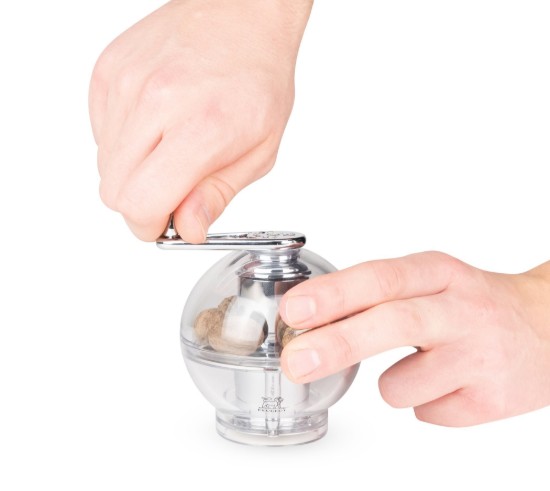 Nutmeg grinder, 11 cm, transparent - Peugeot