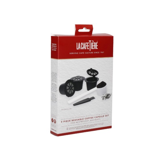 Set 3 capsule reutilizabile pentru aparatul Nespresso - La Cafetiere
