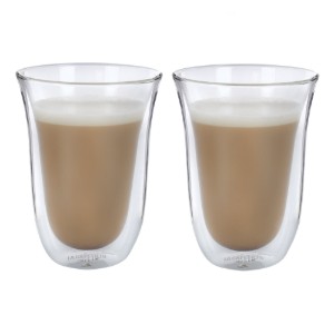 Set van 2 latte glazen, hittebestendig glas, 300ml - merk La Cafetiere