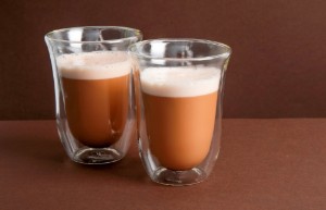 Set van 2 latte glazen, hittebestendig glas, 300ml - merk La Cafetiere