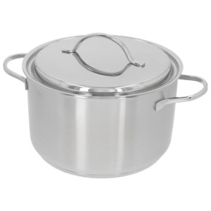 Pot with lid, stainless steel, 24 cm / 6 l, "Resto" - Demeyere