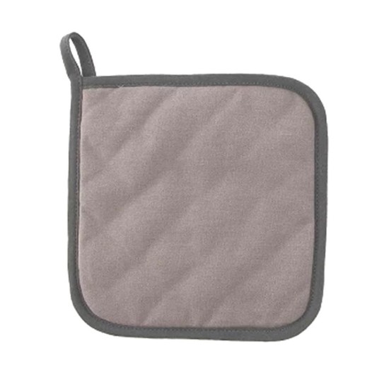 Sett med 2 tekstil grytekluter, 20x20cm, Taupe - Tiseco