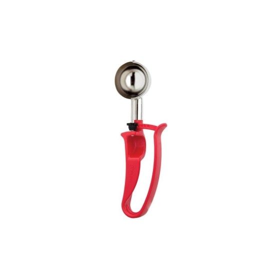 IJs portioneerschep, roestvrij staal, 44 gr, Rood - Zeroll