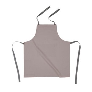 Keukenschort, katoen, Taupe - Tiseco