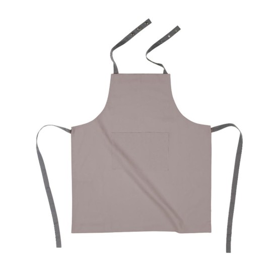 Grembiule da cucina, cotone, Taupe - Tiseco
