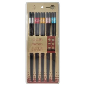 Set Chinese eetstokjes, 5 paar, PPS - Yesjoy