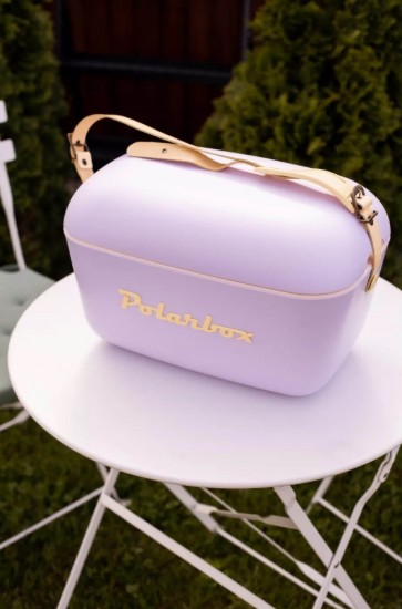 Scatola di raffreddamento, 12L, "Pop", Lilac - Yellow - Polarbox