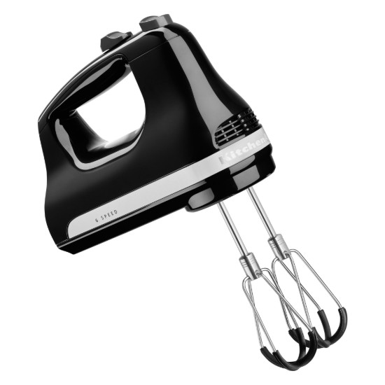 6-speed hand mixer, 60W, Onyx Black - KitchenAid