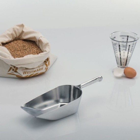 Measuring scoop, 1100 ml, aluminum - Westmark