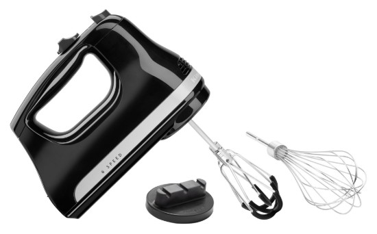 6-speed hand mixer, 60W, Onyx Black - KitchenAid