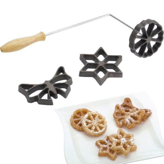 Utensile con 3 stampi per decorare cialde - Westmark
