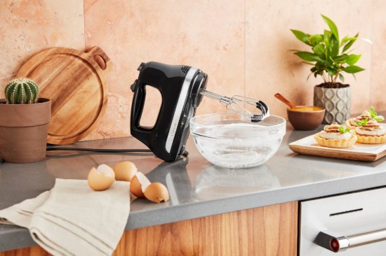 6-speed hand mixer, 60W, Onyx Black - KitchenAid
