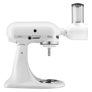 Segisti kaussiga, 4,3L, koos viilutaja tarvikuga, Classic, Matte White - KitchenAid