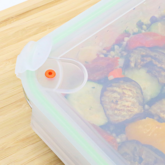 8-piece food container set, glass - Glasslock