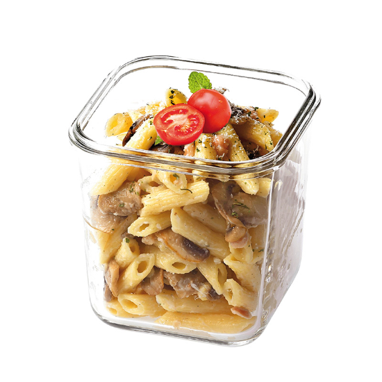 8-piece food container set, glass - Glasslock