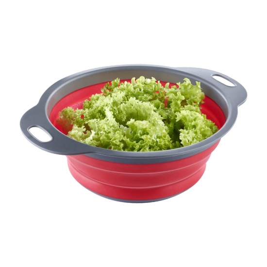 Foldable strainer, plastic, 18.5cm, "Mini", Red - Westmark brand