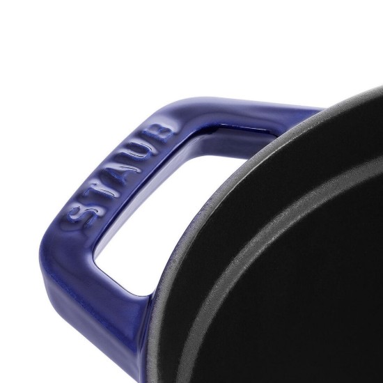 Ovale Cocotte kookpot, gietijzer, 31cm/5.5L, Dark Blue - Staub