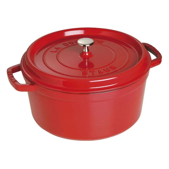 Pentola Cocotte, ghisa, 30 cm/8,35L, Cherry - Staub 