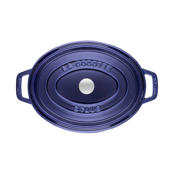 Ovale Cocotte kookpot, gietijzer, 31cm/5.5L, Dark Blue - Staub